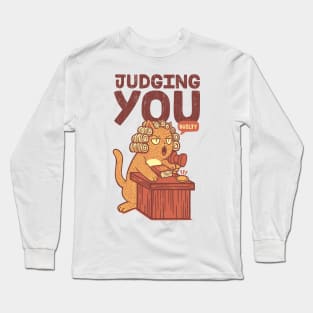 I'm Judging You Cat T-Shirt Long Sleeve T-Shirt